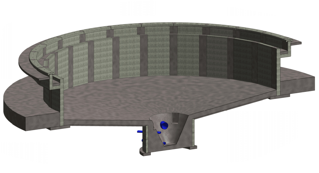 circular settlement tank rendor (1)